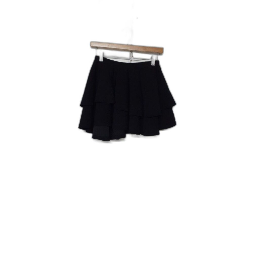 SHEIN Women’s Black Solid Mini Skirt Regular Size S